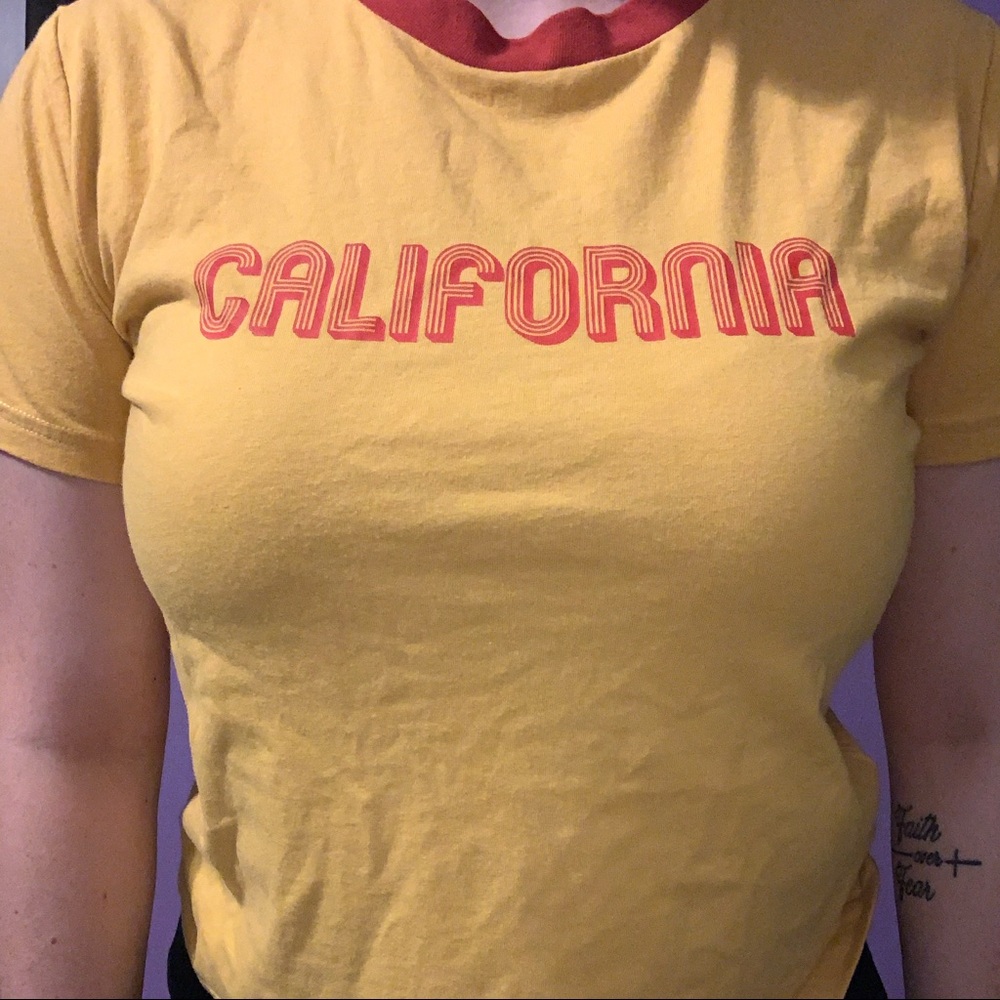 Graphic crop top